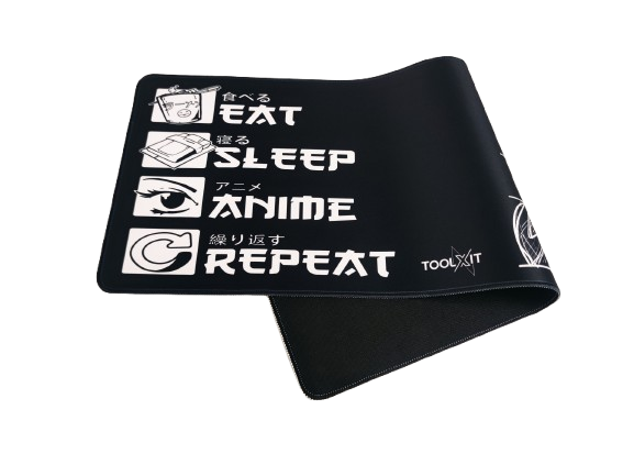 X-Pad Eat Sleep Anime Repeat Gaming Mauspad 800x300mm