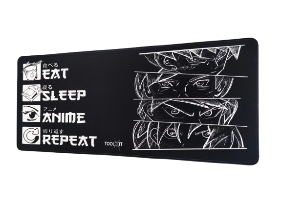 X-Pad Eat Sleep Anime Repeat Gaming Mauspad 800x300mm