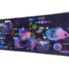 X-Pad Retrofuturism RGB Gaming Mauspad 800x300mm