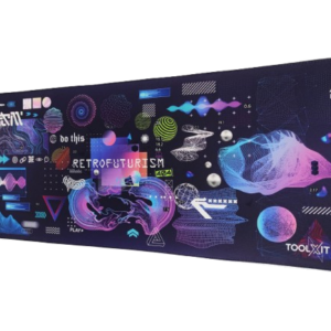 X-Pad Retrofuturism RGB Gaming Mauspad 800x300mm