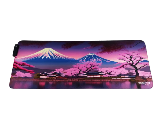 X-Pad Cherry Blossom Dream RGB Gaming Mauspad 800x300mm