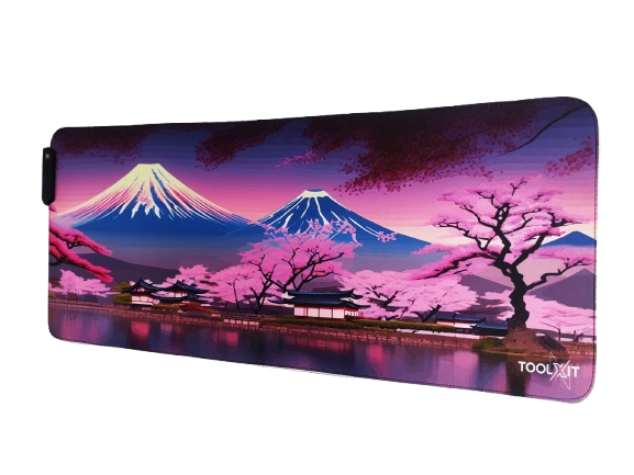 X-Pad Cherry Blossom Dream RGB Gaming Mauspad 800x300mm
