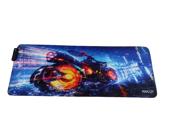 X-Pad Neon Cybergirl RGB Gaming Mauspad 800x300mm