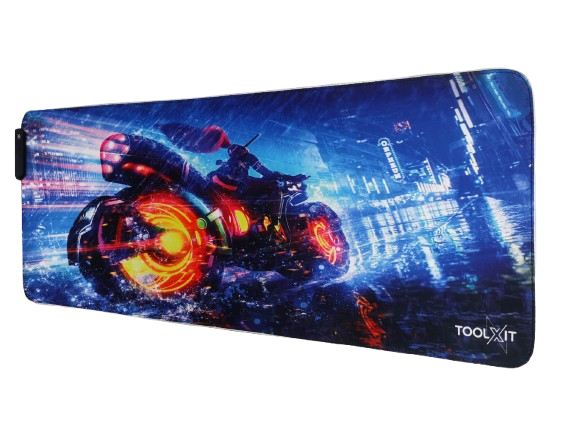 X-Pad Neon Cybergirl RGB Gaming Mauspad 800x300mm