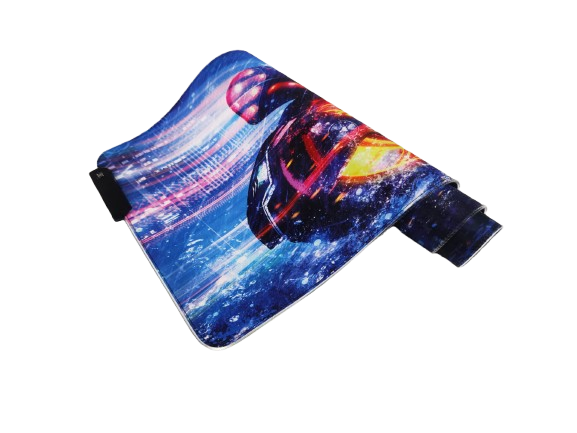 X-Pad Neon Cybergirl RGB Gaming Mauspad 800x300mm
