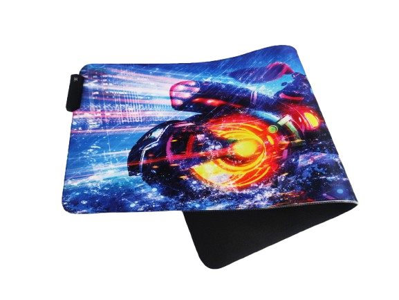 X-Pad Neon Cybergirl RGB Gaming Mauspad 800x300mm