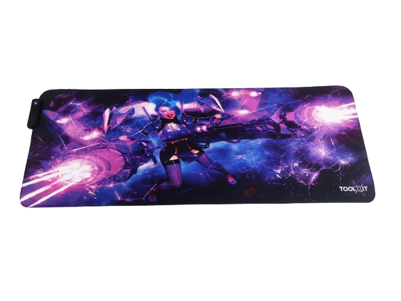 X-Pad Gauntled Girl RGB Gaming Mauspad 800x300mm