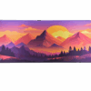 X-Pad Mountain Sunrise XXL Gaming Mauspad 900x400mm