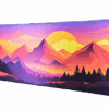 X-Pad Mountain Sunrise XXL Gaming Mauspad 900x400mm