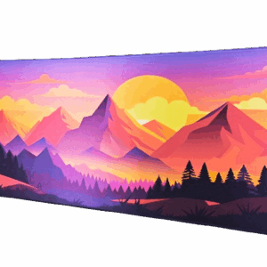 X-Pad Mountain Sunrise XXL Gaming Mauspad 900x400mm