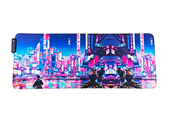 X-Pad Neon Metropolis RGB Gaming Mauspad 800x300mm