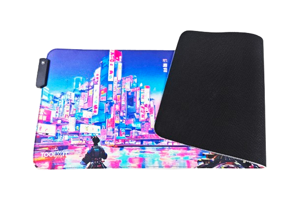 X-Pad Neon Metropolis RGB Gaming Mauspad 800x300mm