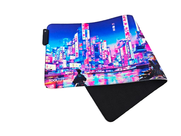 X-Pad Neon Metropolis RGB Gaming Mauspad 800x300mm
