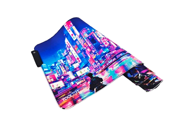 X-Pad Neon Metropolis RGB Gaming Mauspad 800x300mm