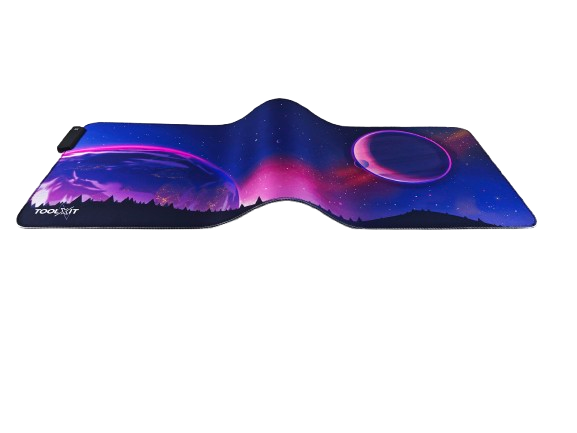 X-Pad Galactic Nightfall RGB Gaming Mauspad 800x300mm