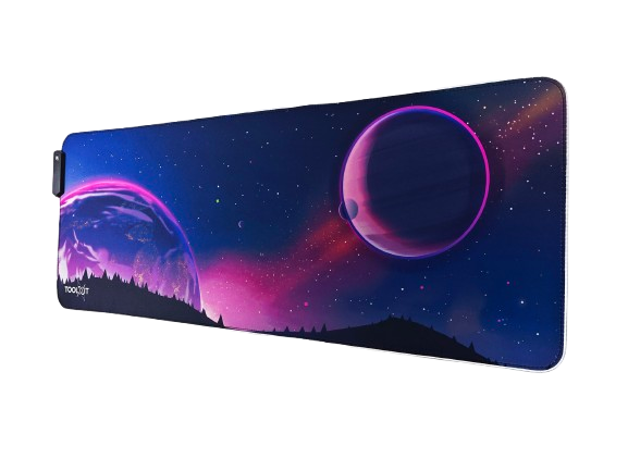 X-Pad Galactic Nightfall RGB Gaming Mauspad 800x300mm
