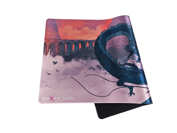 Gaming Mauspad XXL 900x400mm Divine Dragon