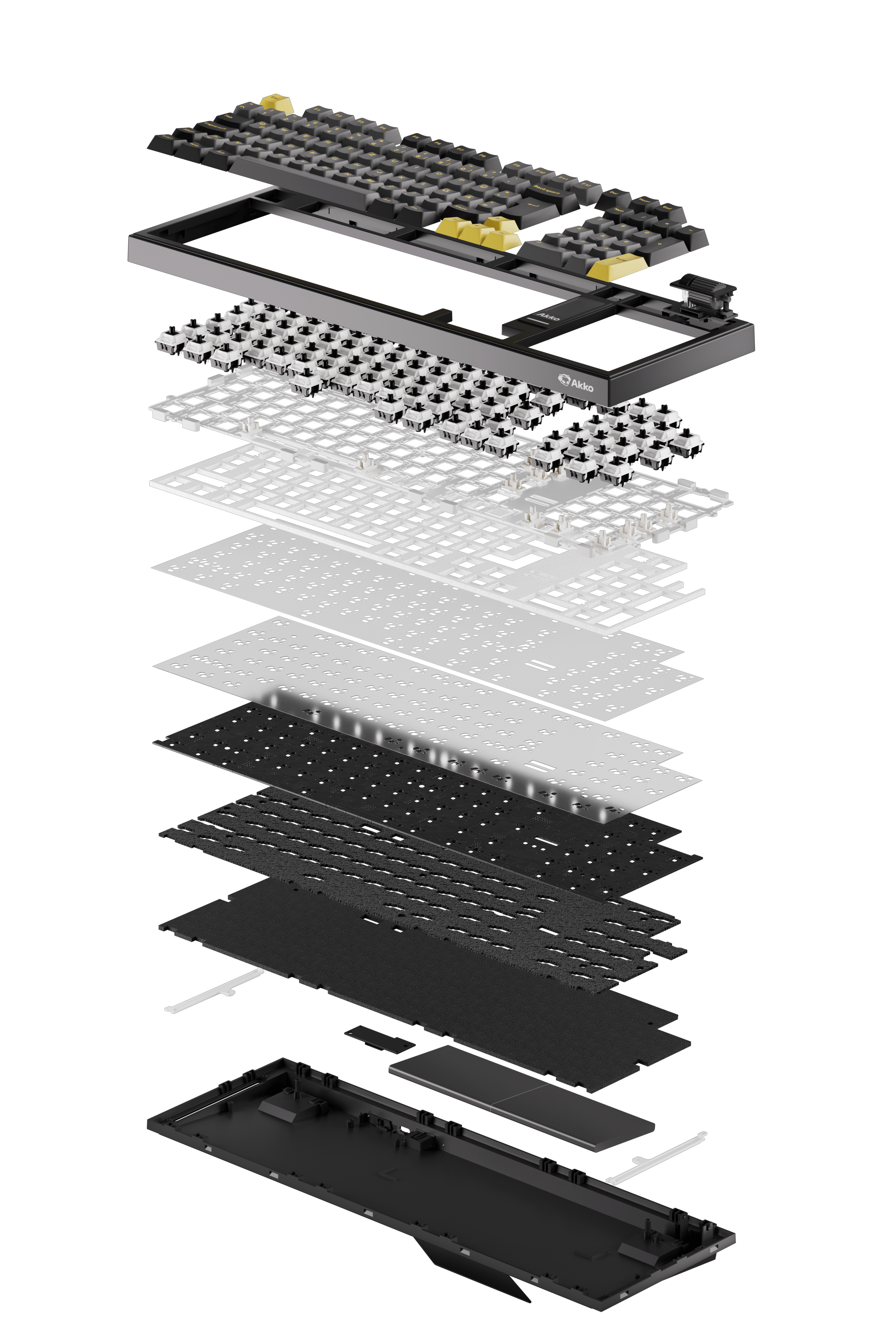 AKKO 5098B – Premium mechanische Gaming Tastatur mit Display & RGB