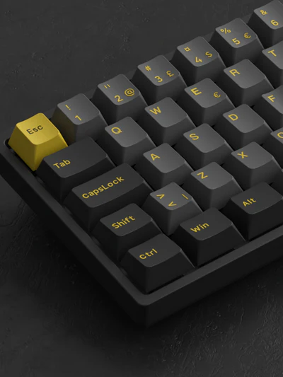AKKO Black & Gold 3068B Plus ISO DE – Kompakte mechanische Tastatur mit Premium-Design
