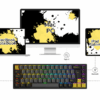 AKKO Black & Gold 3068B Plus ISO DE – Kompakte mechanische Tastatur mit Premium-Design