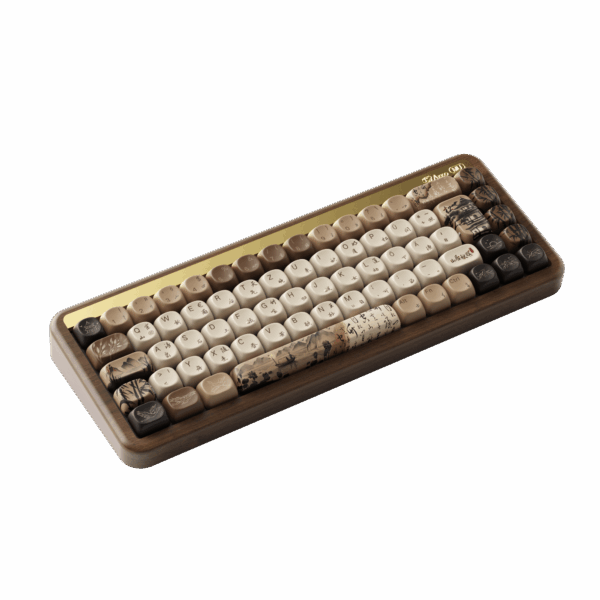 AKKO MU01 Mountain Seclusion – Mechanische Holztastatur – Eleganz trifft Performance
