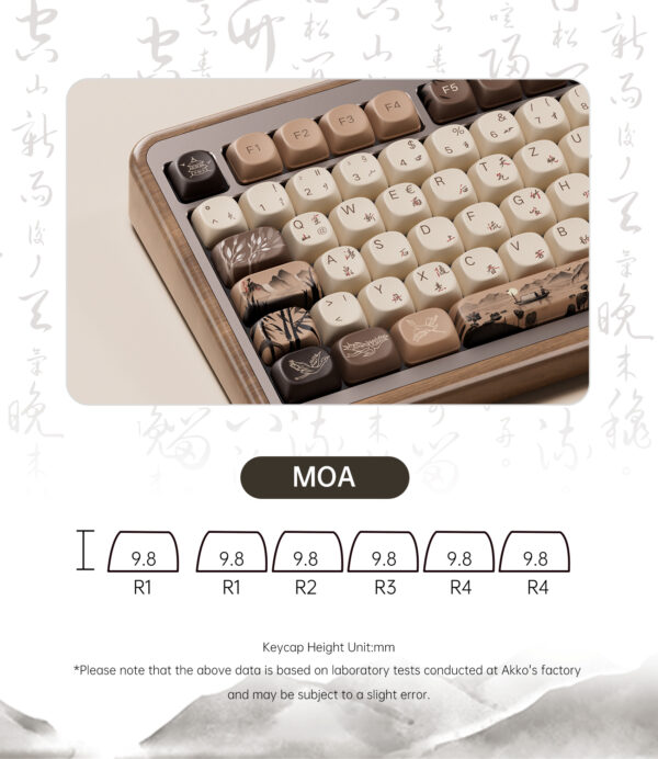 AKKO MU02 Wooden Keyboard – Premium mechanische Holztastatur mit Charakter