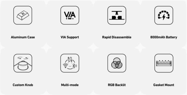 AKKO MonsGeek M1 V5 VIA ISO Mechanical Keyboard – Präzision, Aluminium & maximale Kontrolle