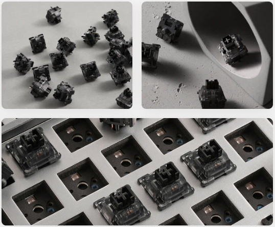 AKKO V3 Cream Black Pro Switch – Premium Mechanical Keyboard Switches (45 Stück)