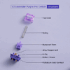 AKKO V3 Lavender Purple Pro Switch – Premium Mechanical Keyboard Switches (45 Stück)